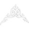 Ekena Millwork Pitch Baile Architectural Grade PVC Gable Pediment, 72"W x 33"H x 1"P (11/12) GPP072X033X100BAI - alternate 1